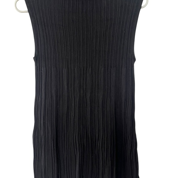 Pretty Angel Pleated Black Dress with Stretch - Size Small - Picture 2 of 10